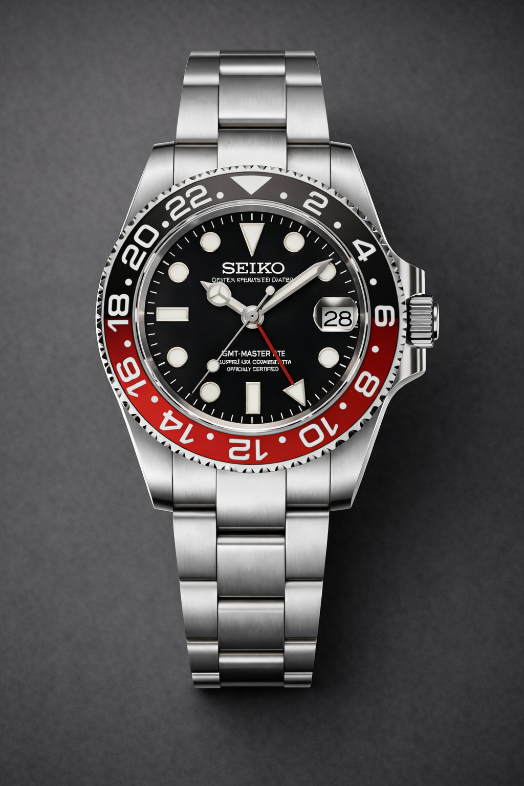 Seiko Submariner Coca-Cola Mod | Automatic NH34 GMT | AllWatchMODS