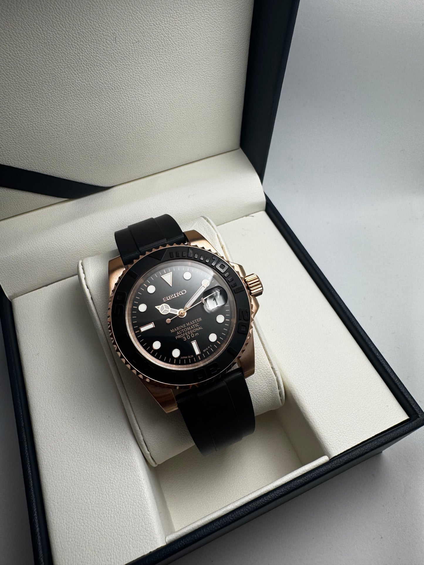 Seiko Mod Yachtmaster Rose-Gold