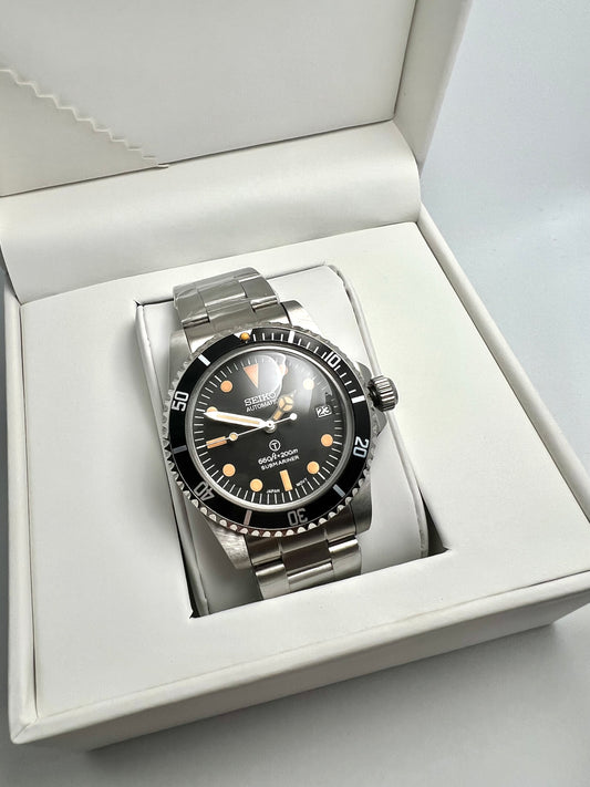 Custom Seiko Submariner Mod Watch