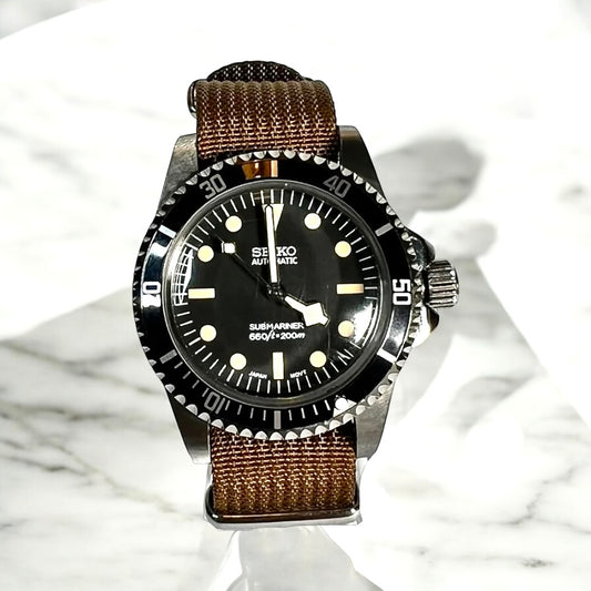 Custom Seiko Milsub Mod Watch