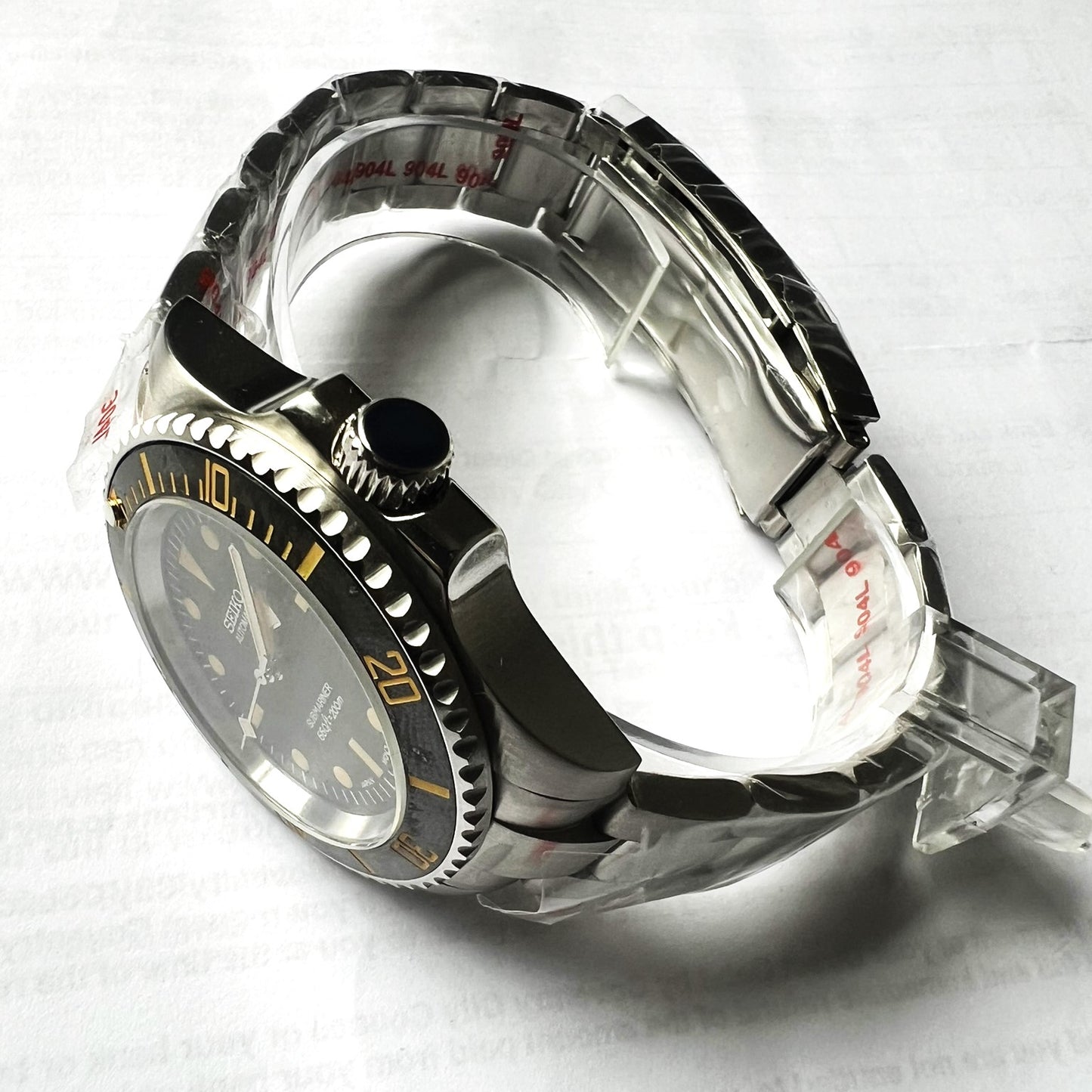 Custom Seiko Submariner Mod Watch