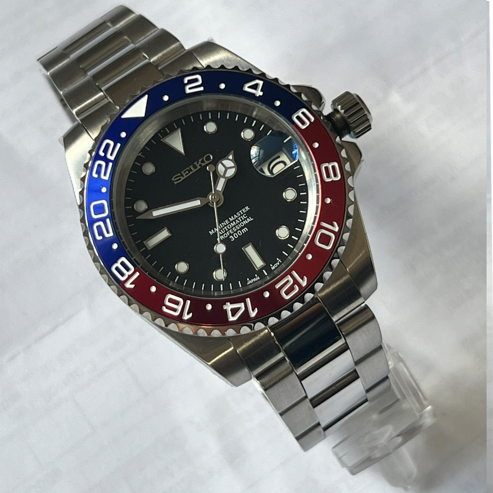 Seiko Submariner Mod "PEPSI" 40mm