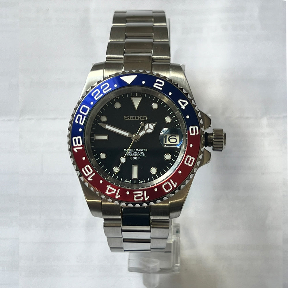 Seiko Submariner Mod "PEPSI" 40mm