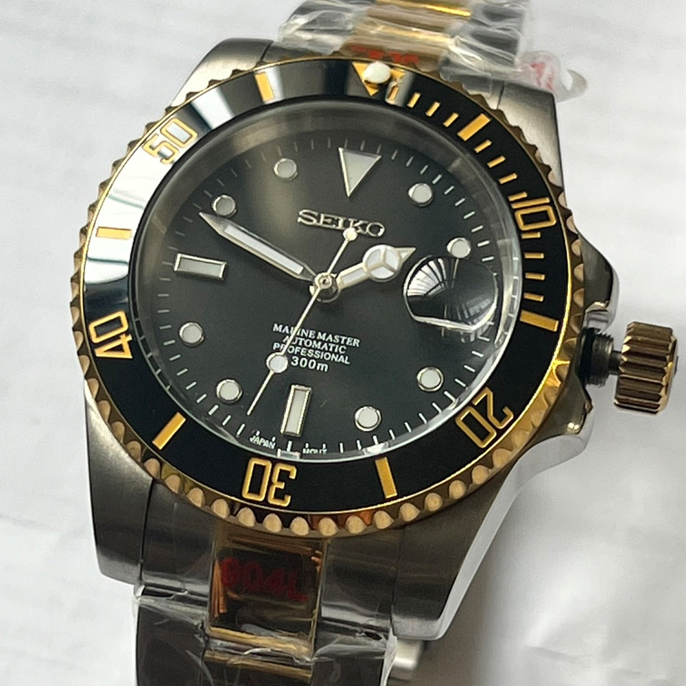 Seiko Submariner Mod Two Tone 40mm