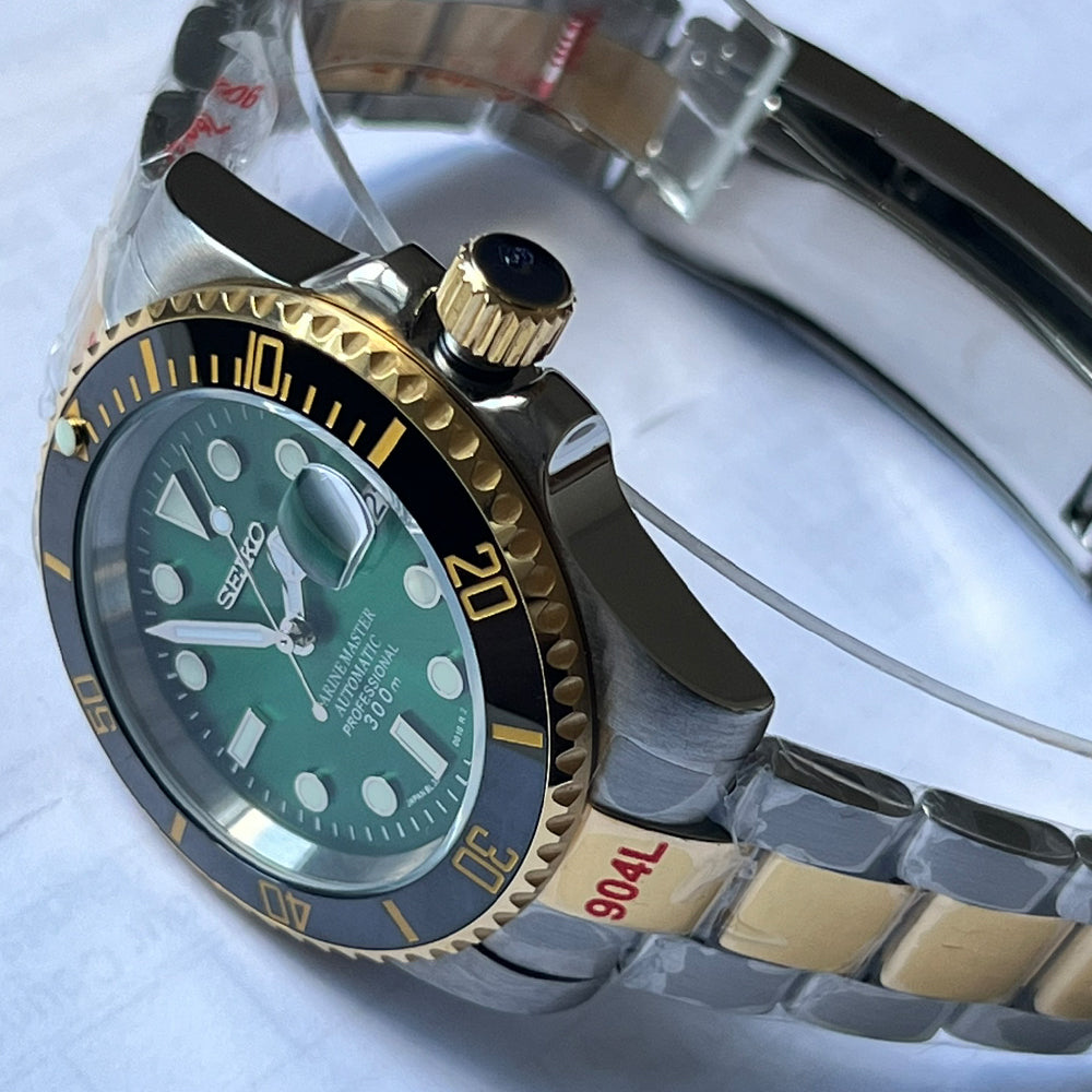 Seiko Submariner Two Tone | Automatic NH35a | AllWatchMODS
