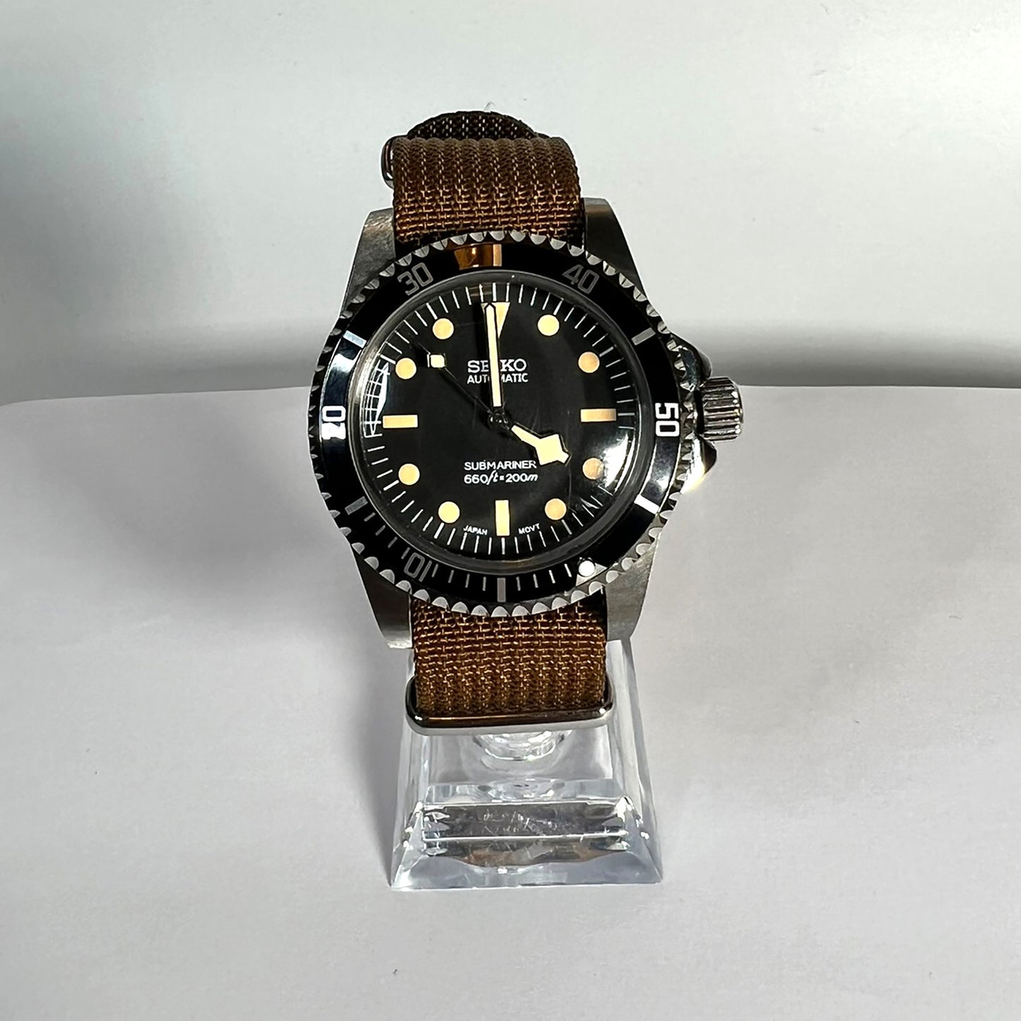 Custom Seiko Milsub Mod Watch
