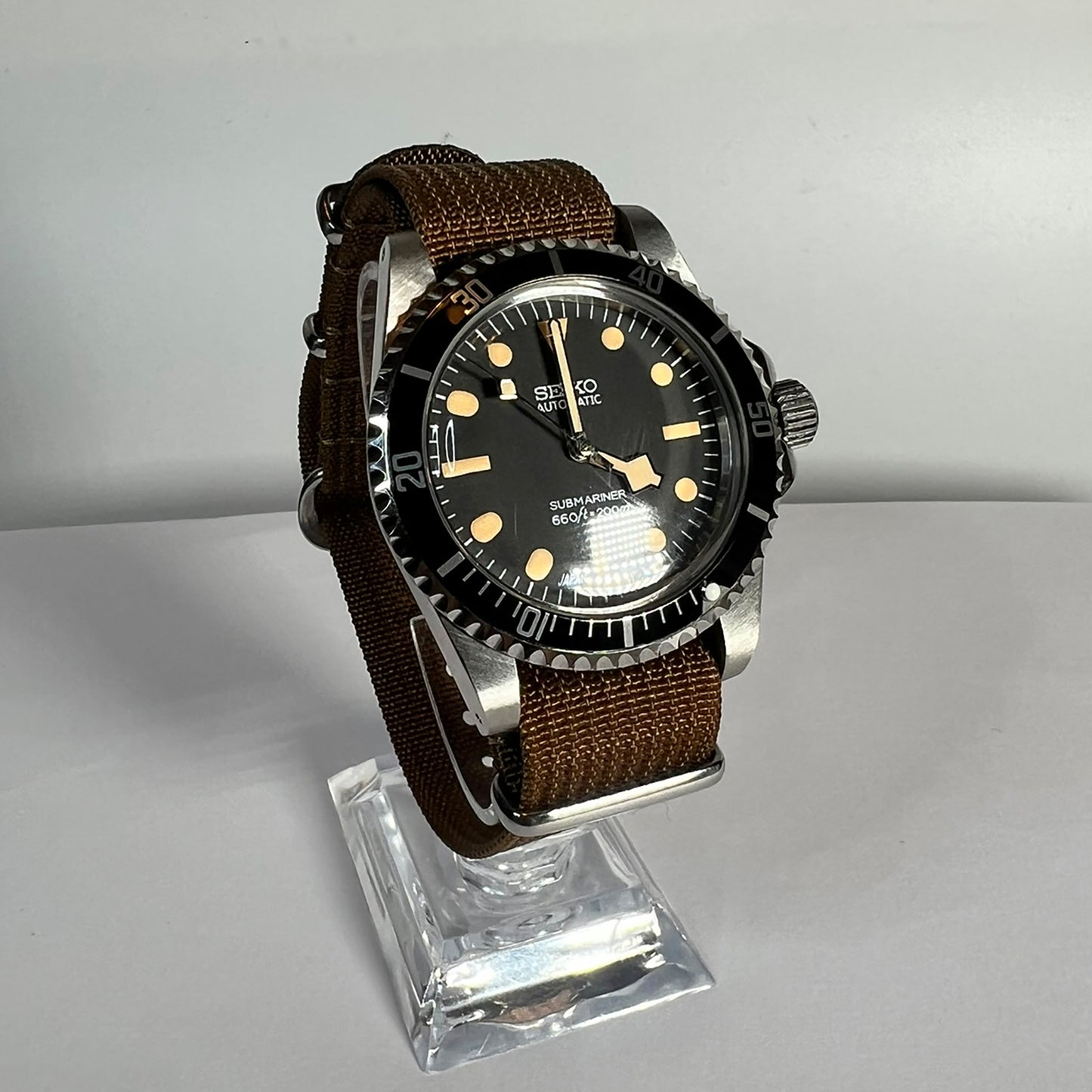 Custom Seiko Milsub Mod Watch