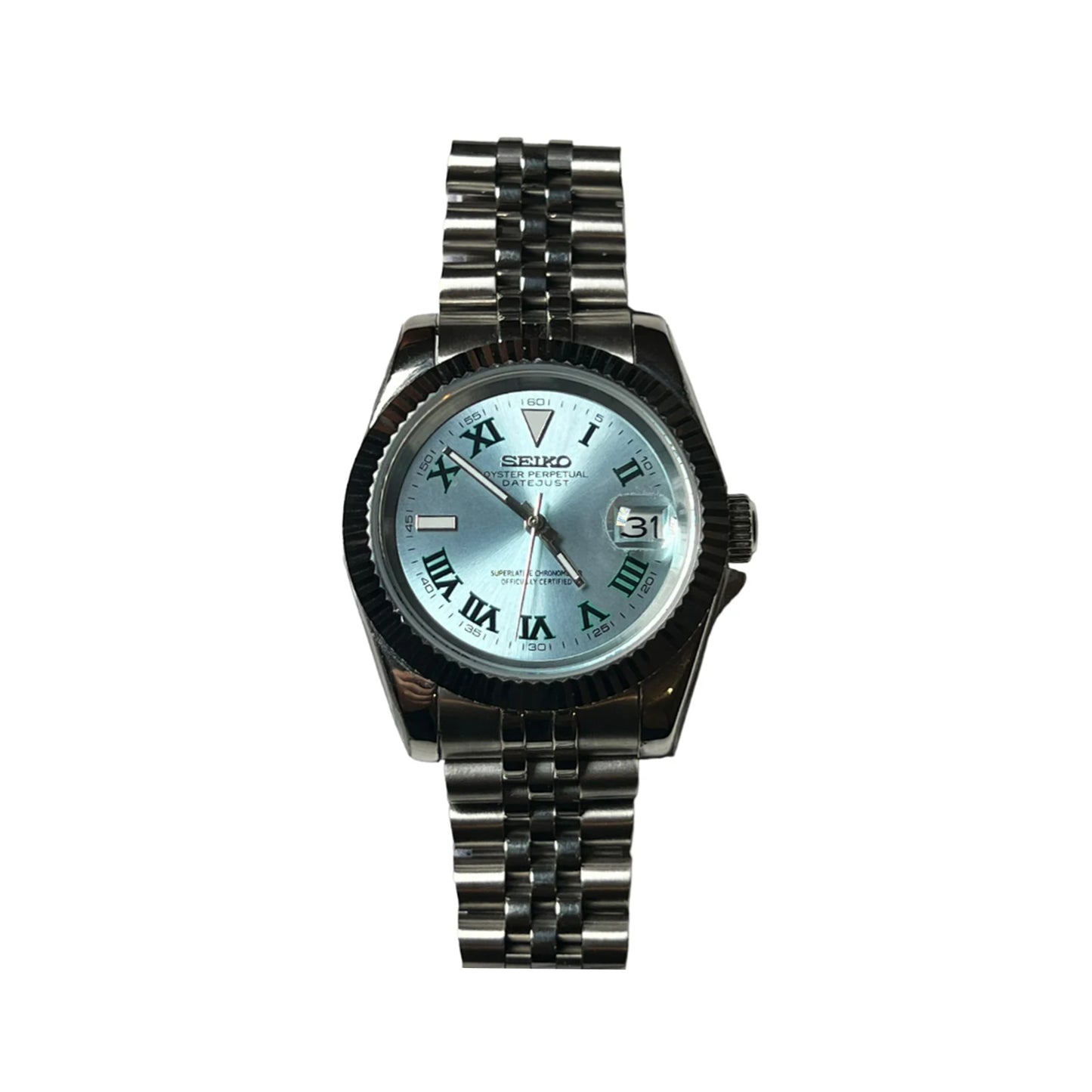 Custom Seiko Mod Wimbledon Datejust