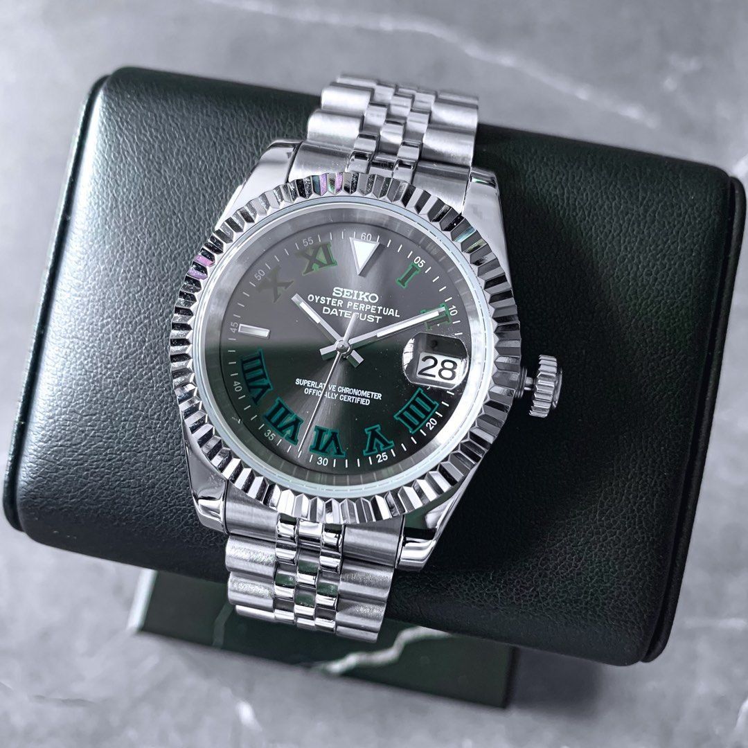 Custom Seiko Mod Wimbledon Datejust