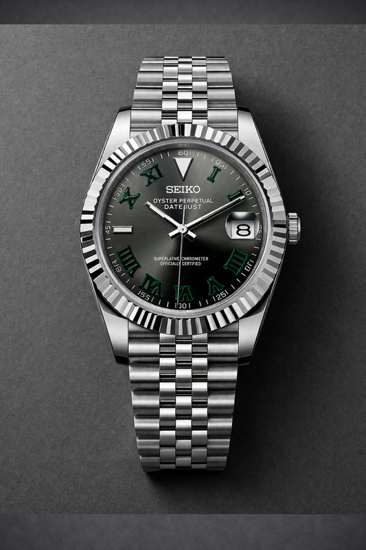 Seiko Datejust Wimbledon Mod | Automatic NH35a | AllWatchMODS