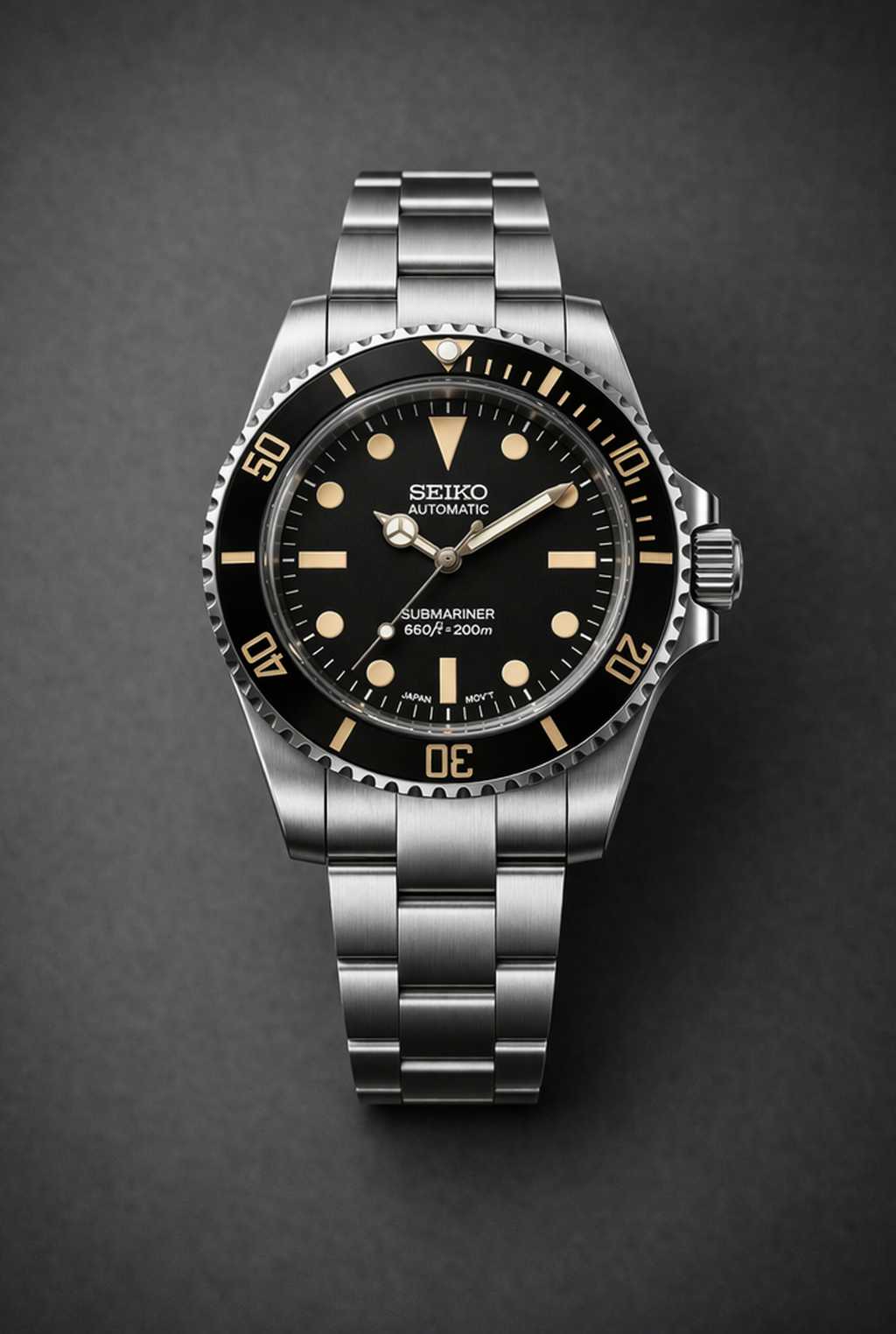 Seiko Submariner Vintage Mod | Automatic NH35a | AllWatchMODS
