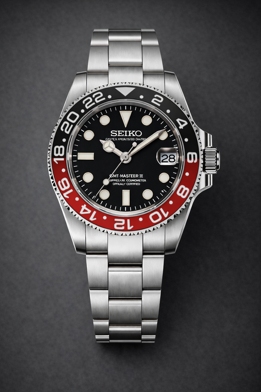 Seiko Submariner Coca-Cola Mod | Automatic NH35a | AllWatchMODS