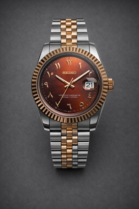 Seiko Datejust Two-Tone | Automatic NH35a | AllWatchMODS