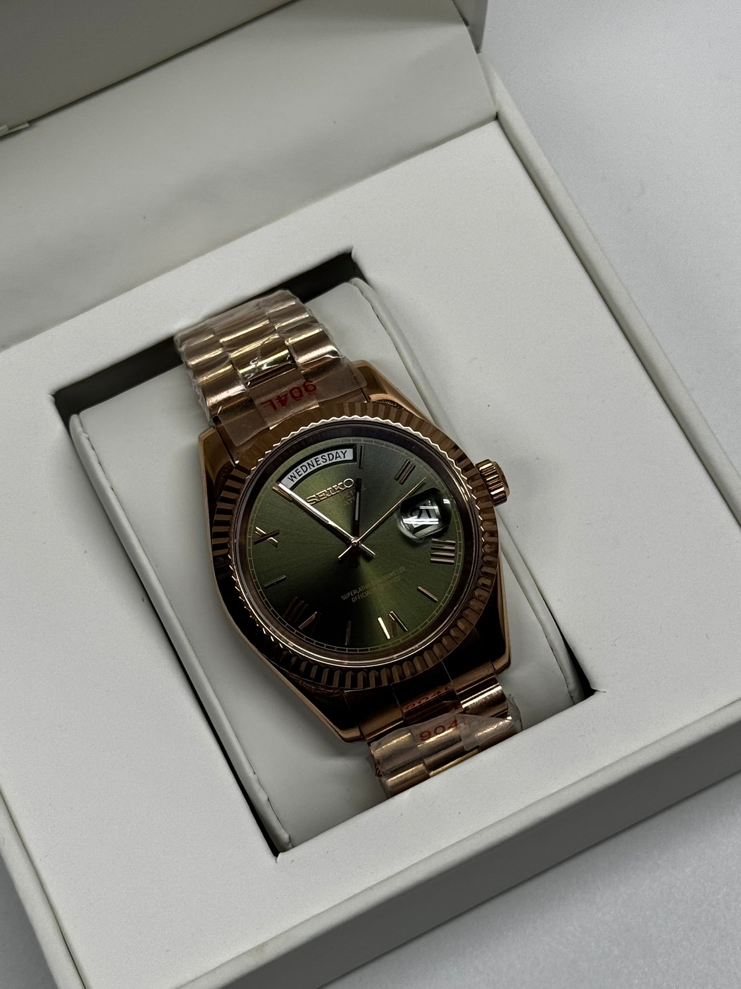 Seiko Day Date Rose Gold