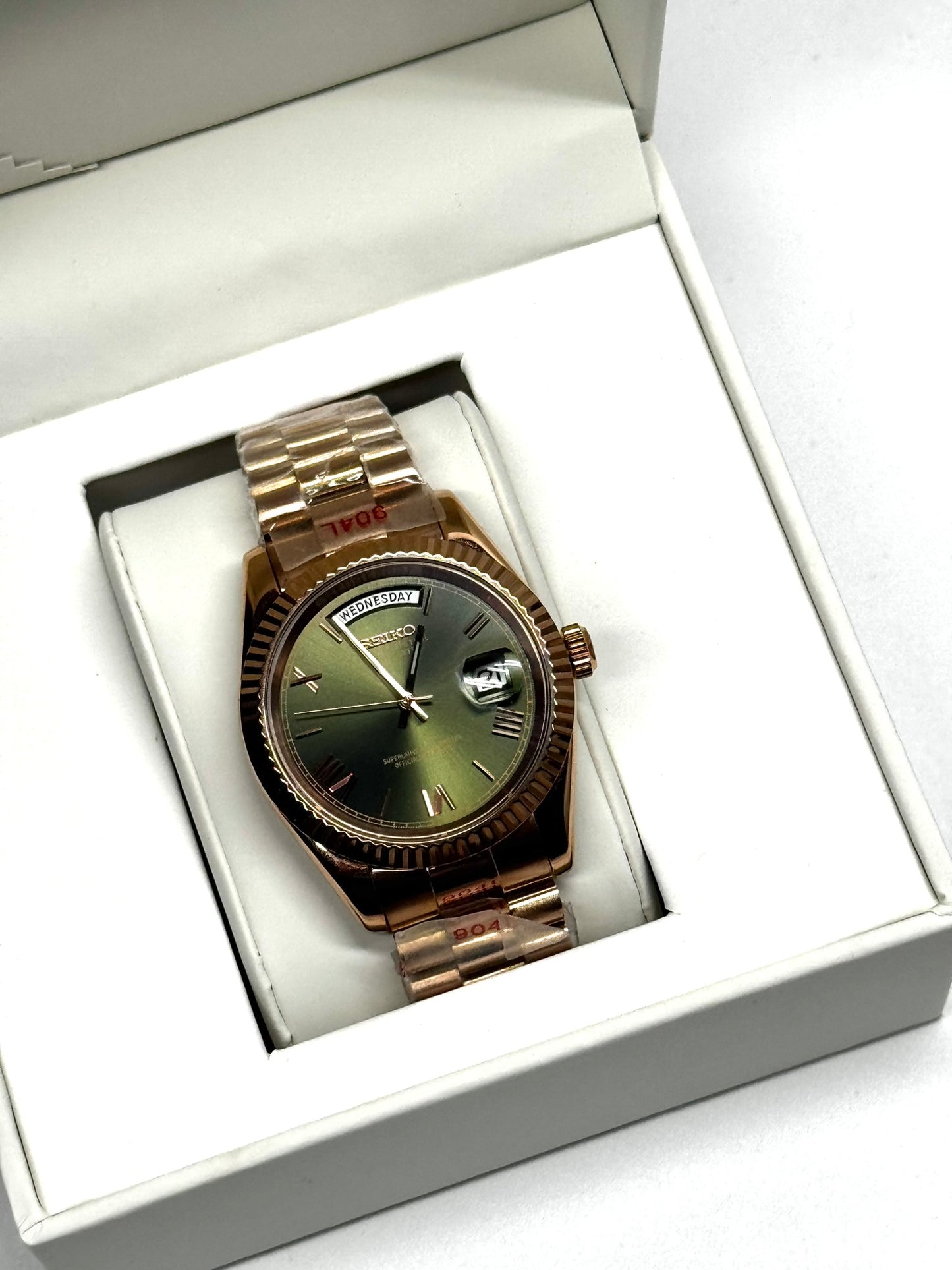 Seiko Day Date Rose Gold