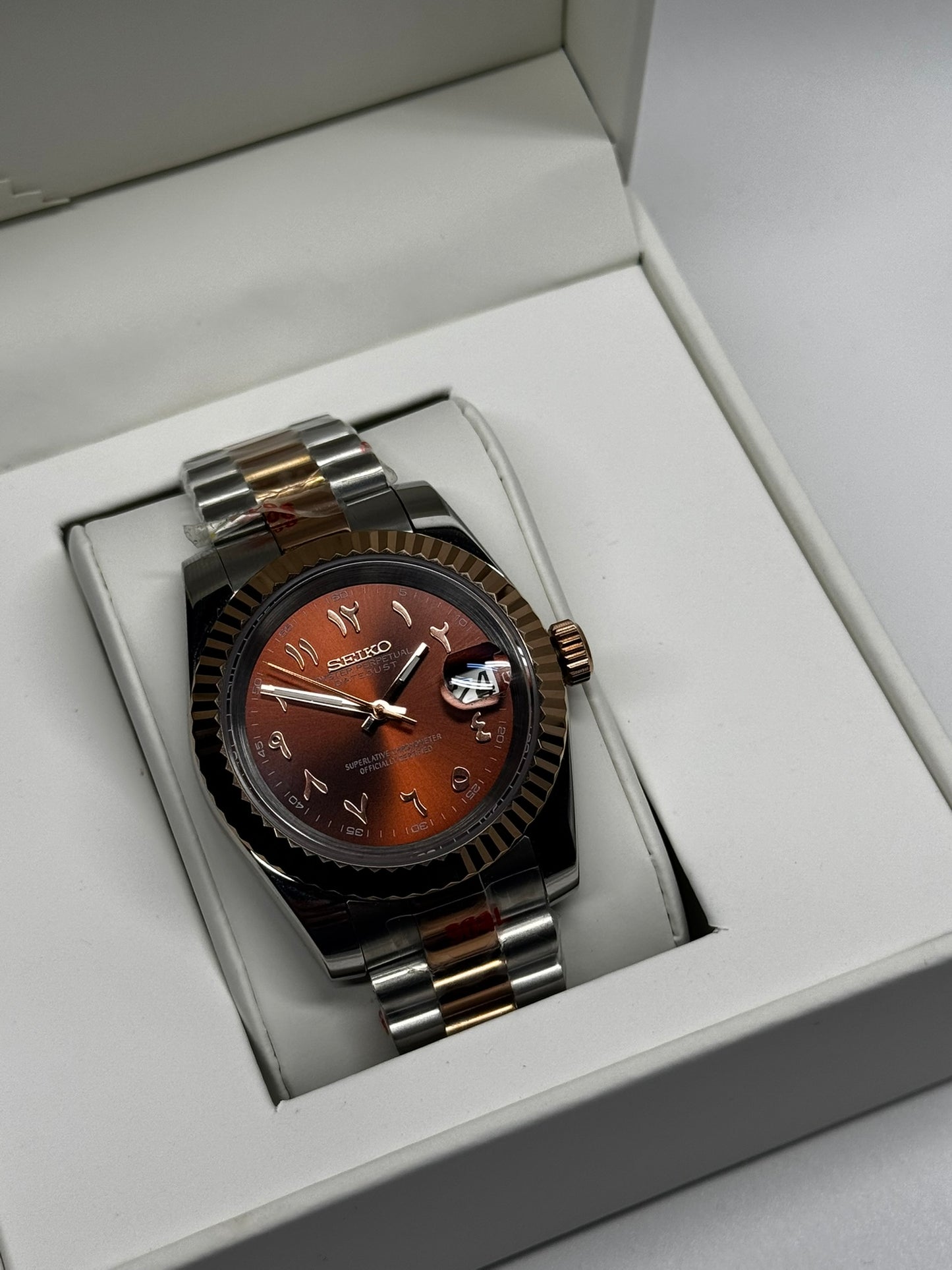 Seiko 'Arabic' Datejust Two-Tone