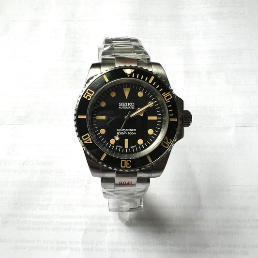 Custom Seiko Submariner Mod Watch