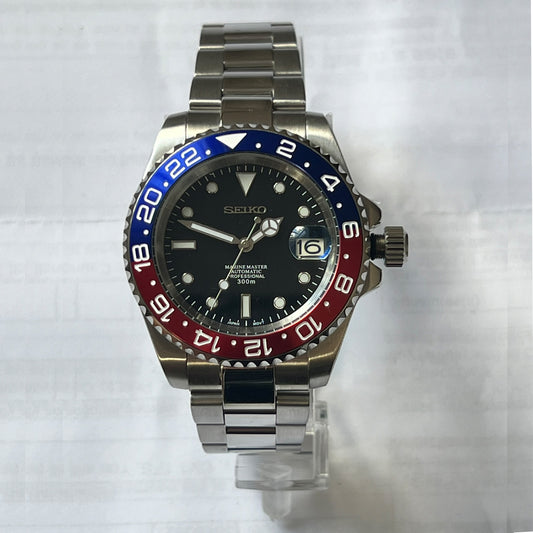 Seiko Submariner Mod "PEPSI" 40mm