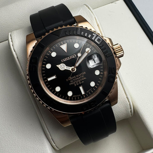 Seiko Mod Yachtmaster Rose-Gold